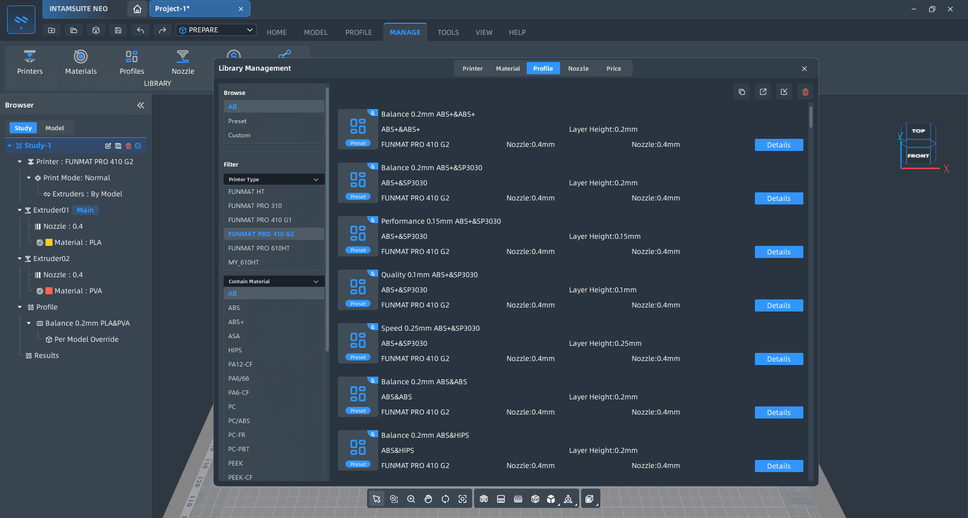 Material Process Package